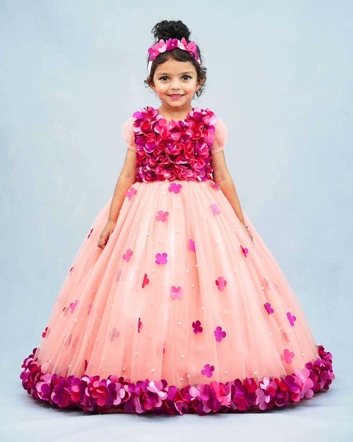 Flowers 2024 frock design