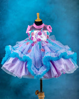 Draped Flower Frock Online | Kids wear online