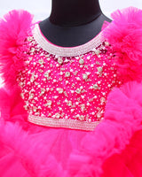 Frilled Gown online for kids