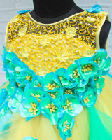 Kids wear gown online | frill gowns online for kids