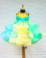 Kids wear gown online | frill gowns online for kids