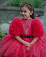 Buy Kids premium gown | Birthday frock for girls online