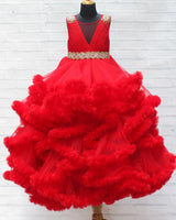 frill gown online for kids