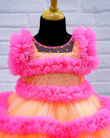 twirled gown online for kids