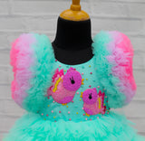 Unicorn Theme Dress for Girls