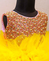 Buy kids wear online | Multi Color Frilled Ball Gown