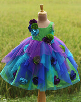 Buy petal flower frock for kids online