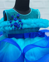 Frilled Gown online for kids