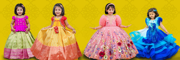 Traditional Kids Wear for Diwali - Kids Fashion Trends | Kids dress wear, Kids  dress, Kids dress patterns