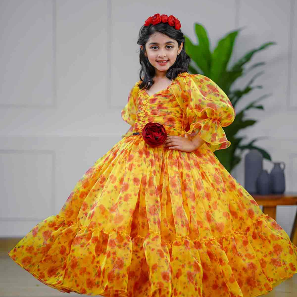 Gown ladies frock outlet