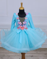 Blue Color Flairy Dress