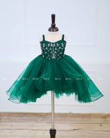 Deep Forest Green Simple Gown