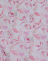 Baby Pink Polyster Modal Printed Fabric