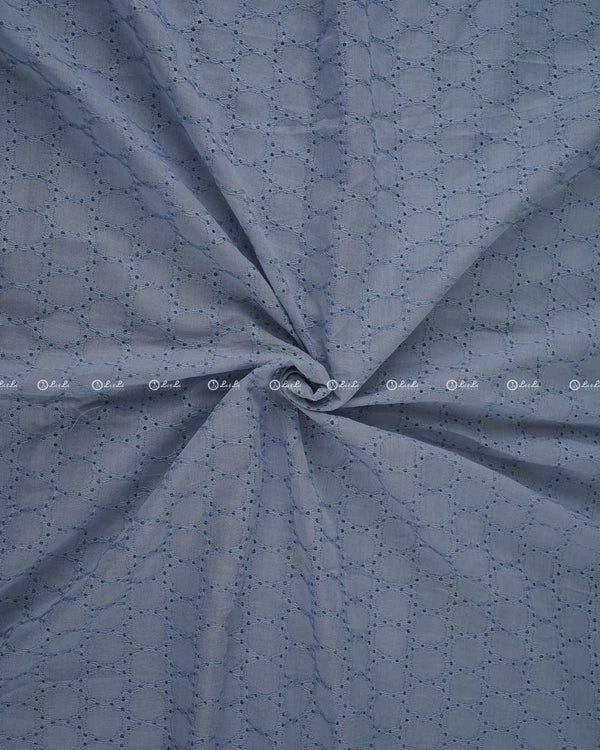 Dusty Blue  Hakoba Pure Cotton Fabric