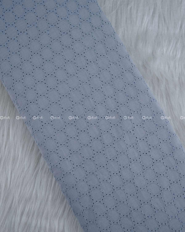 Dusty Blue  Hakoba Pure Cotton Fabric