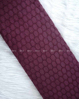 Purple Hakoba Pure Cotton Fabric