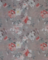 Ashes of Roses Cotton  Printed Linen Fabric