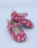 Floral Embellished Round Toe Ballerina for Girls (New)