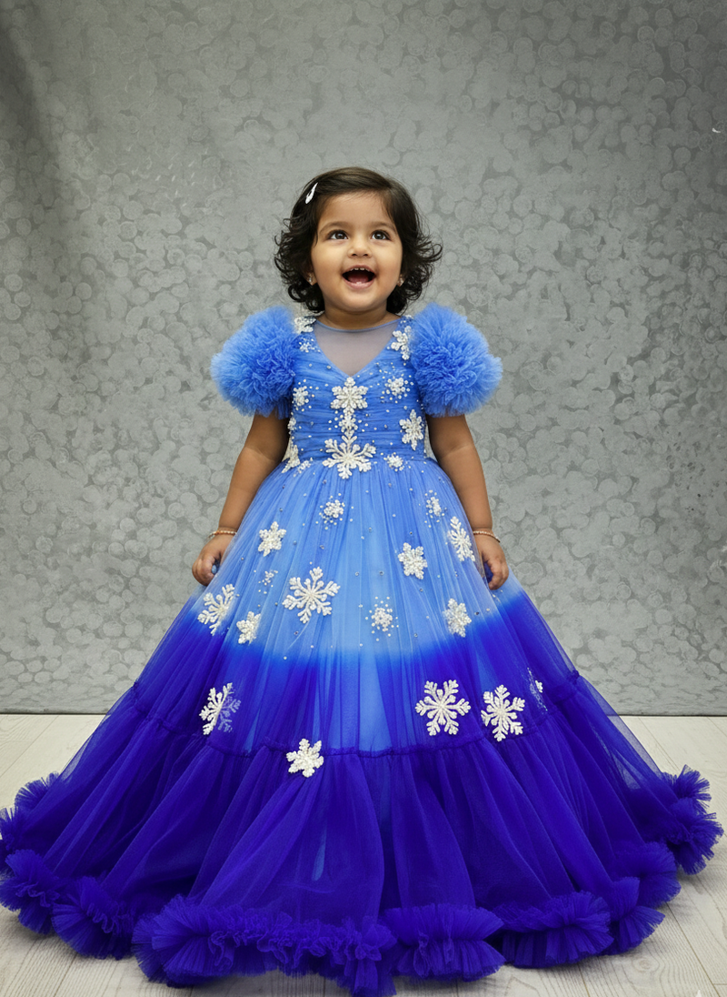 Buy Snowflake Gown for Kids Online | Luxury Designer Kids Wear Online in India www.liandli.in Buy Snowflake Gown for Kids Online | Luxury Designer Kids Wear Online in India www.liandli.in