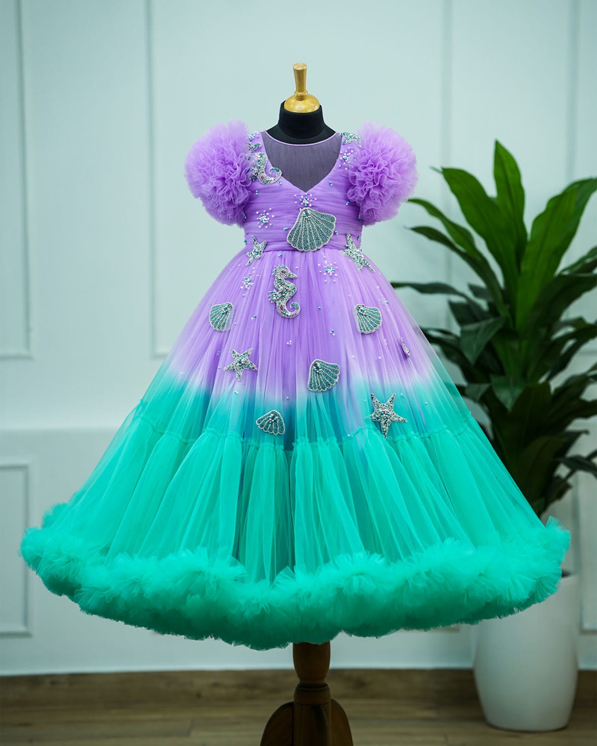 Mermaid gown for baby best sale