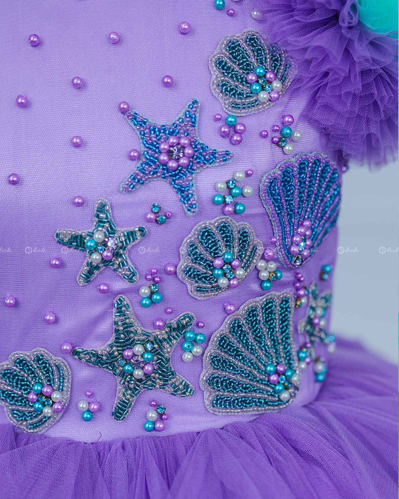 mermaid theme dress Kid's Mermaid Theme Gown Online in India