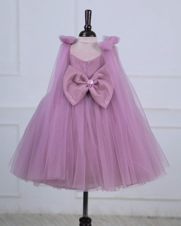 Dreamy Floral  Lilac Princess Gown.