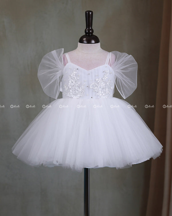 White Simple Gown