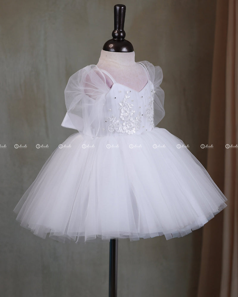 White Simple Gown