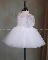 White Simple Gown