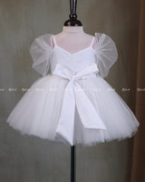 White Simple Gown