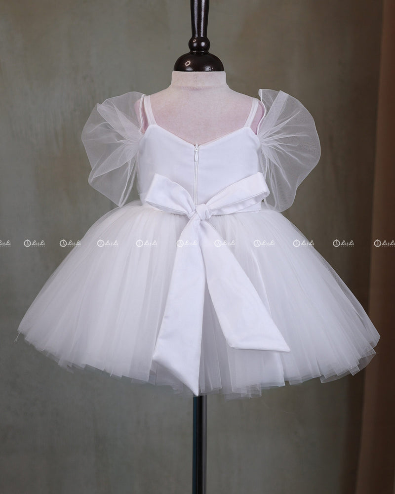 White Simple Gown