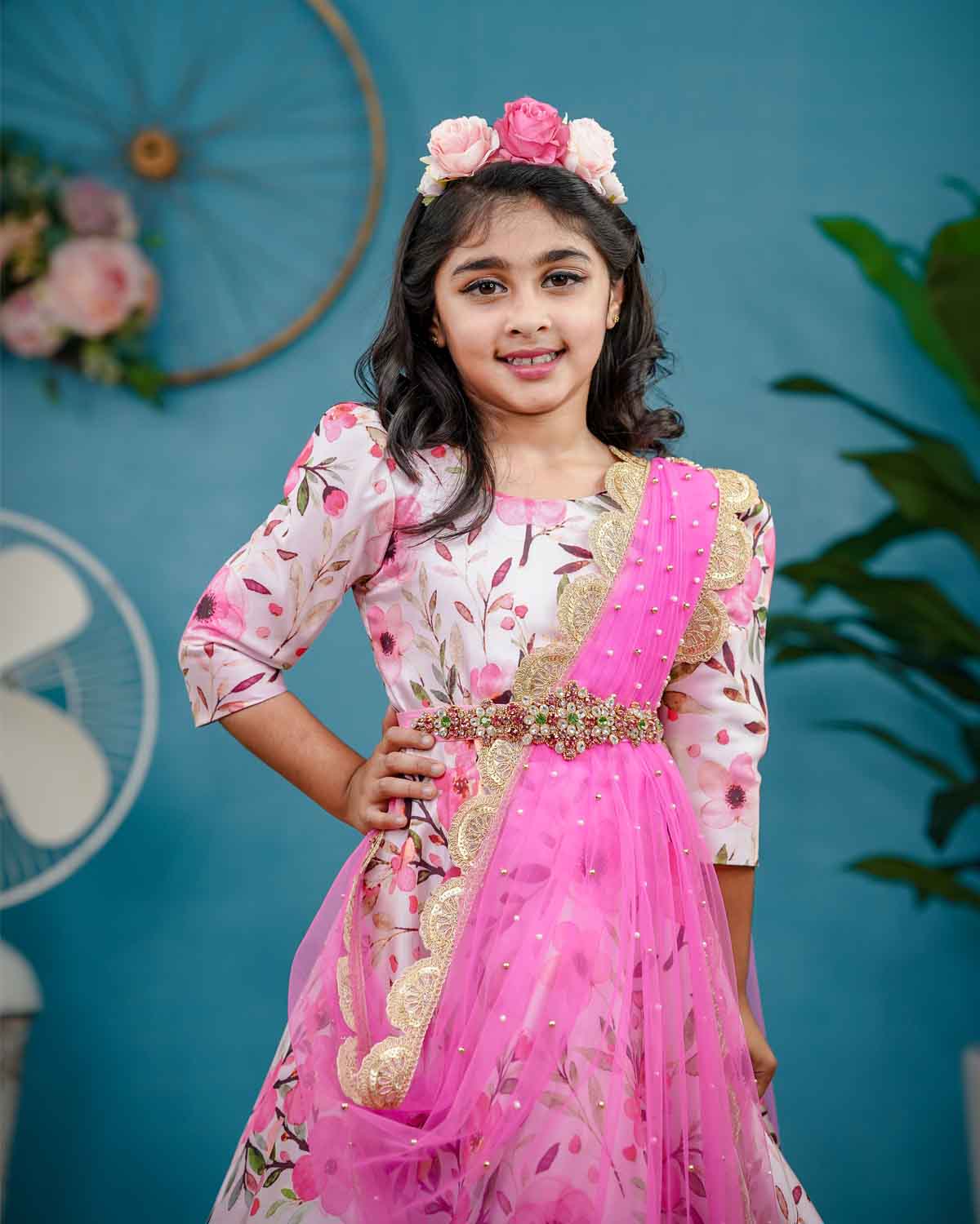 buy-pink-floral-dress-online-in-india-girls-party-wear-online-in