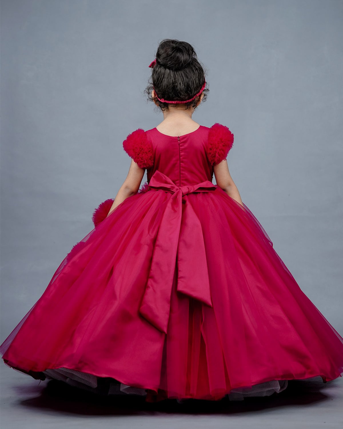 Party Wear Frock And Frill For Girls Kids Cloudy Frill Gown Online