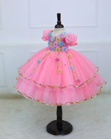 Pink Enchanted Garden Layered Gown
