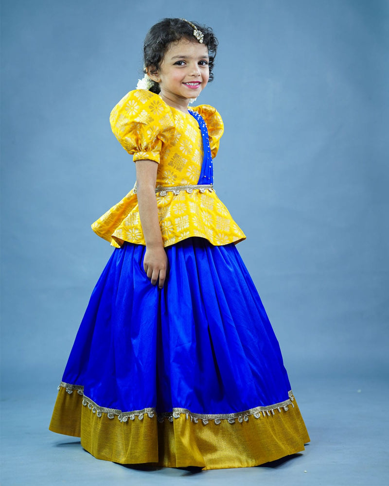 Kids Saree Top and Skirt Online | Kids Traditional Wear Online