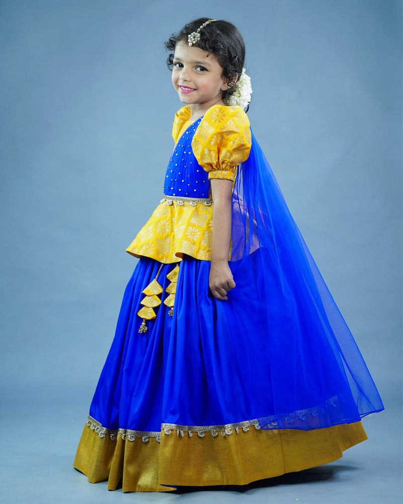 Kids Saree Top and Skirt Online | Kids Traditional Wear Online