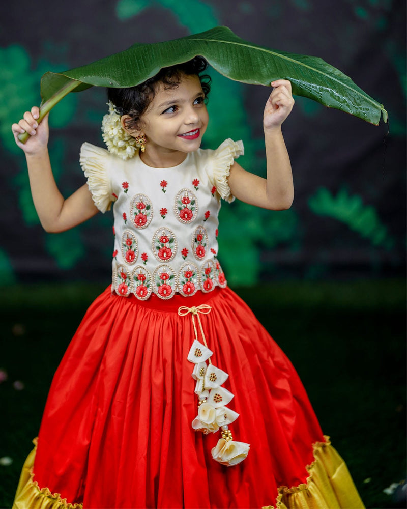 Kids Pattu pavada Set Online | Buy Kids Ethnic Wear Online Hyderabad