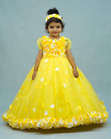 kids gown online | yellow gown for kids online