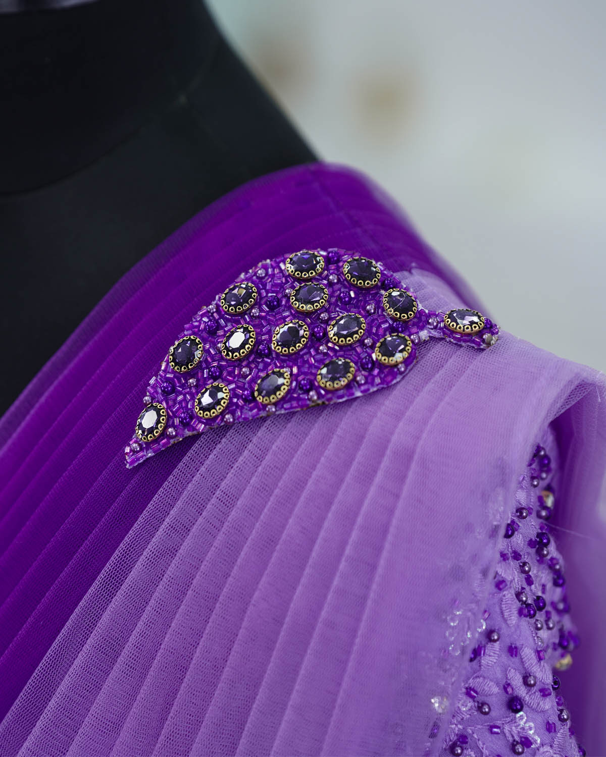 Light Purple Colour Dress For Ladies Lavender And Purple Color