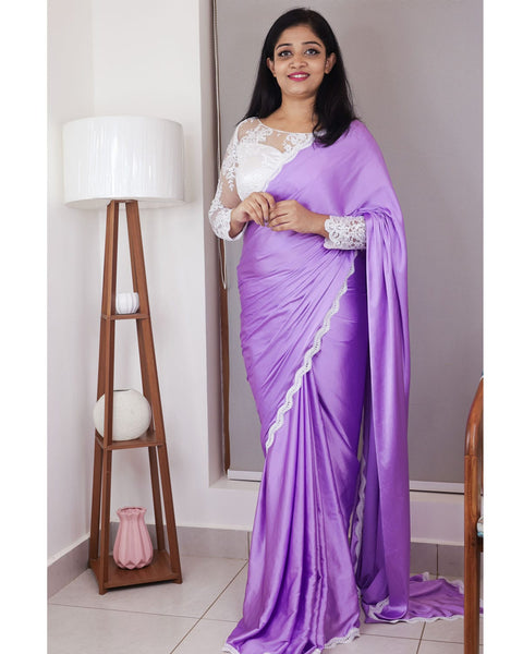 Pin by Shivay on Saree | Soft silk sarees, Purple saree, Jamdani saree