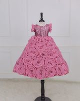 Fairy Rose Rosette Couture Gown