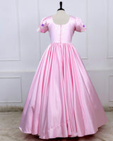 Petal Symphony Blush Couture Dress