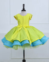 Vibrant Fairy-tale Style Party Wear Frock