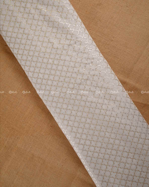 Silk Chanderi Zari Butta Fabrics