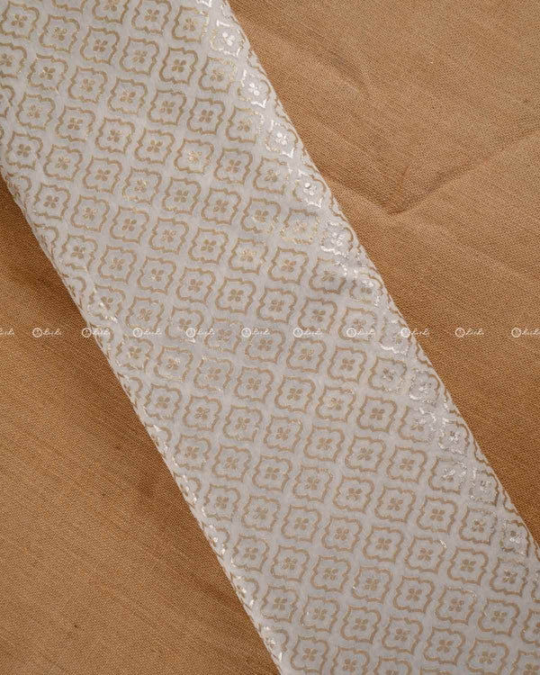 Silk Chanderi Zari Butta Fabrics