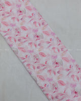 Baby Pink Polyster Modal Printed Fabric