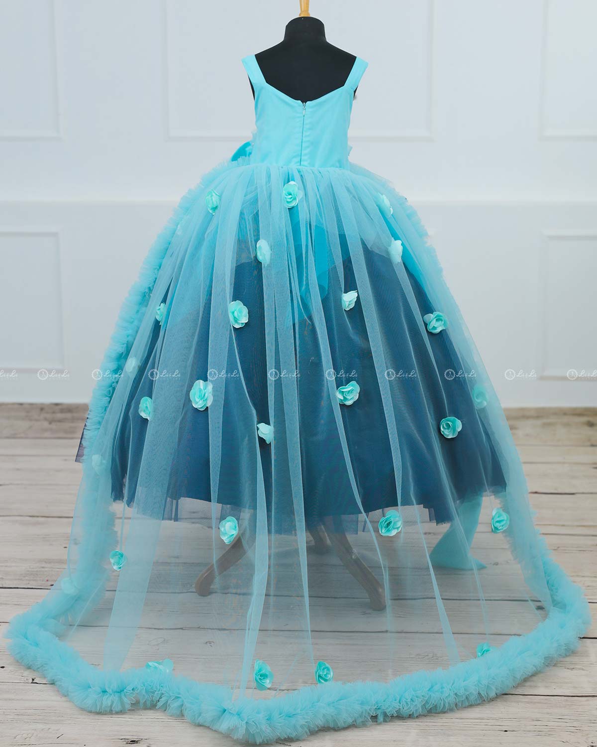 Kids Lavender with Purple Gown Online Kids Party Wear Online