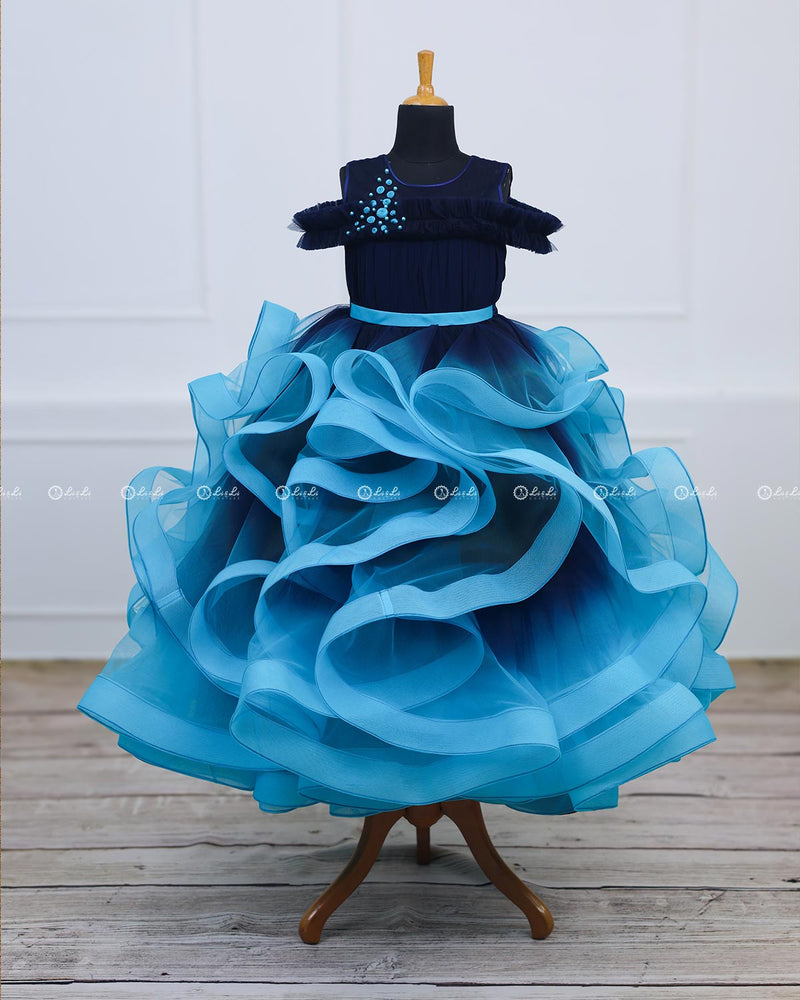 blue bow mini dress Joyce Blue Chiffon Mini Dress - US 12 blue bow mini dress Joyce Blue Chiffon Mini Dress - US 12