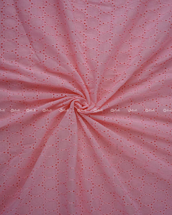 Flamingo Pink Hakoba Pure Cotton fabric