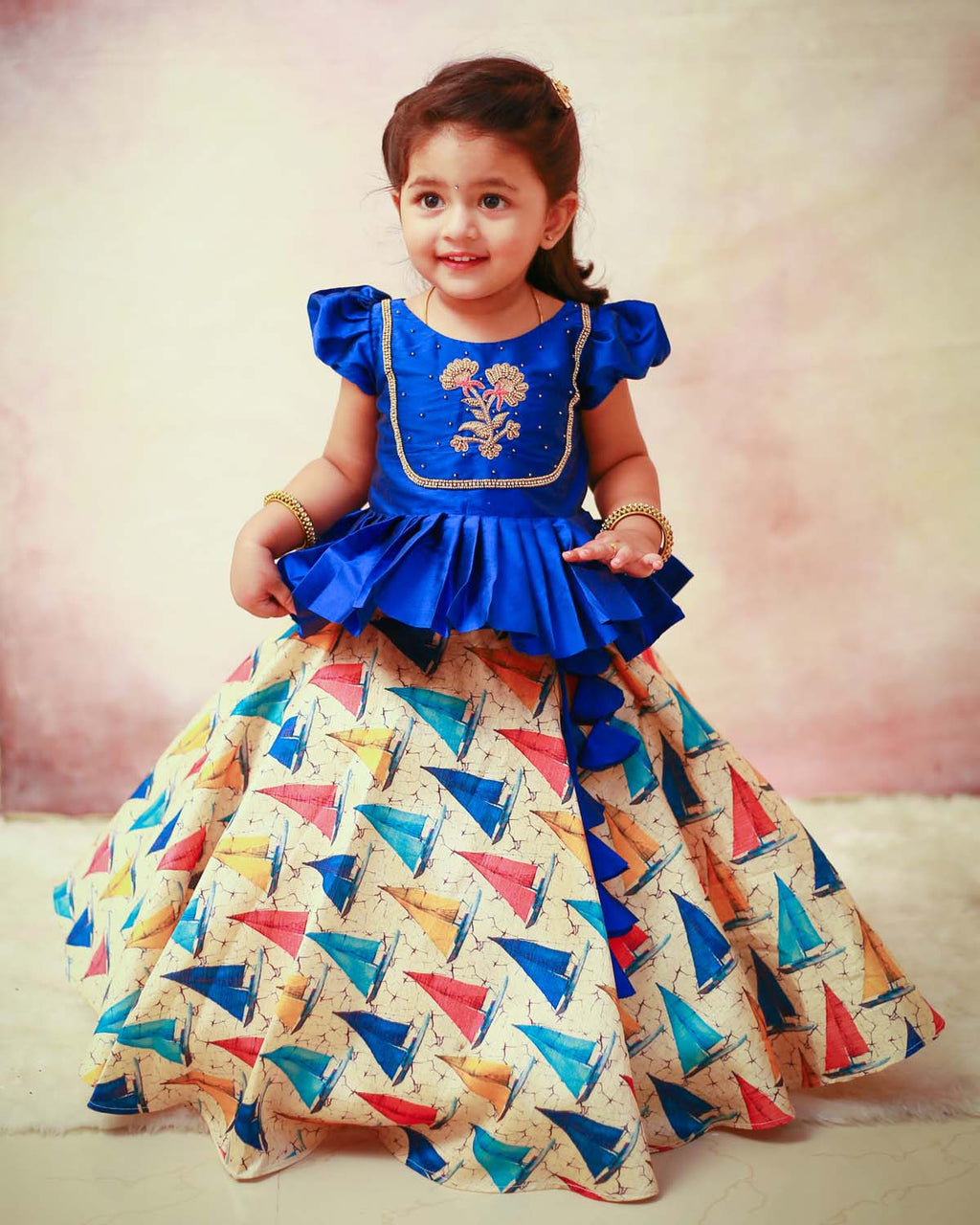 Shop Kids Ethnic Wear Online | Peplum Top Online For Kids – www